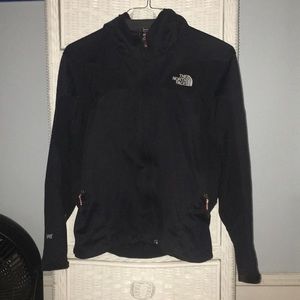 Women’s North face black zip up